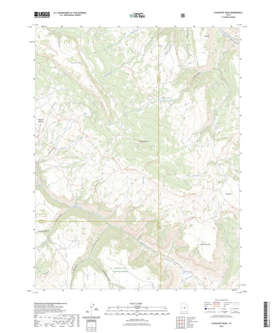 United States Geological Survey Flagstaff Peak, UT (2023, 24000-Scale) digital map