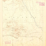 United States Geological Survey Flagstaff W, AZ (1891, 250000-Scale) digital map