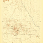 United States Geological Survey Flagstaff W, AZ (1899, 250000-Scale) digital map