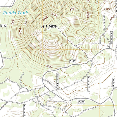 United States Geological Survey Flagstaff West, AZ (2021, 24000-Scale) digital map