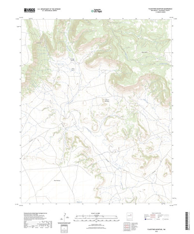 United States Geological Survey Flagstone Mountain, NM (2023, 24000-Scale) digital map