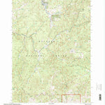 United States Geological Survey Flagtail Mountain, OR (1998, 24000-Scale) digital map