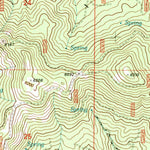 United States Geological Survey Flagtail Mountain, OR (1998, 24000-Scale) digital map
