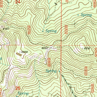 United States Geological Survey Flagtail Mountain, OR (1998, 24000-Scale) digital map