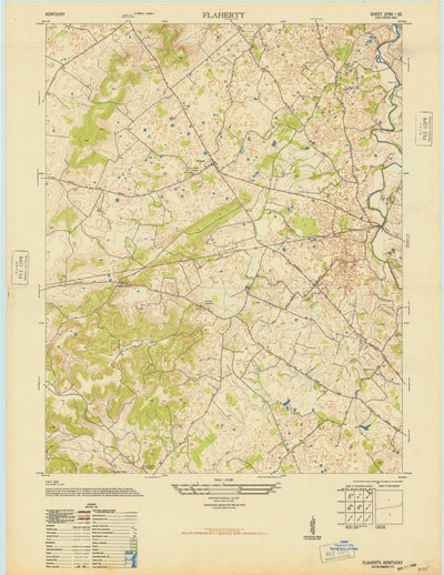 United States Geological Survey Flaherty, KY (1948, 24000-Scale) digital map