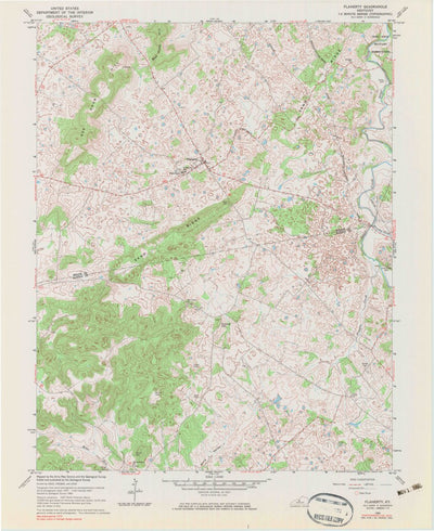 United States Geological Survey Flaherty, KY (1960, 24000-Scale) digital map