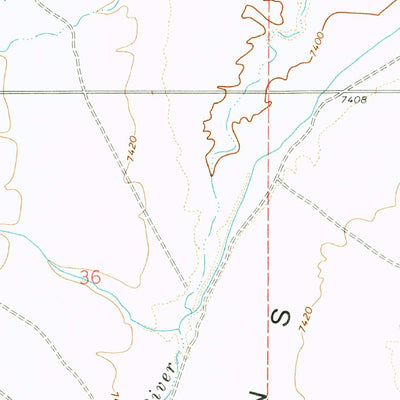 United States Geological Survey Flake Mountain East, UT (1971, 24000-Scale) digital map