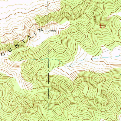 United States Geological Survey Flake Mountain East, UT (1971, 24000-Scale) digital map