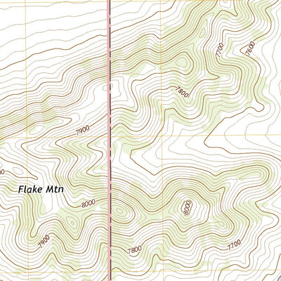 United States Geological Survey Flake Mountain East, UT (2020, 24000-Scale) digital map
