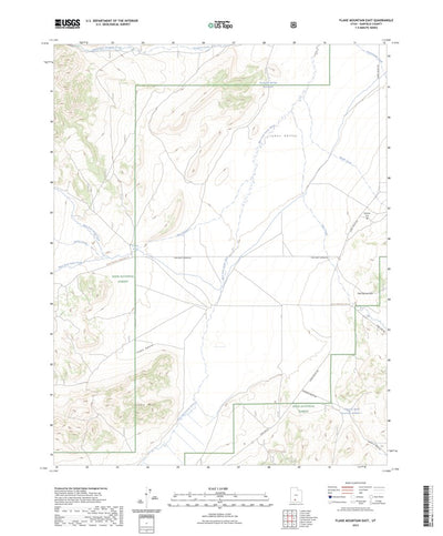 United States Geological Survey Flake Mountain East, UT (2023, 24000-Scale) digital map