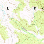 United States Geological Survey Flake Mountain West, UT (1971, 24000-Scale) digital map