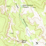 United States Geological Survey Flake Mountain West, UT (1971, 24000-Scale) digital map