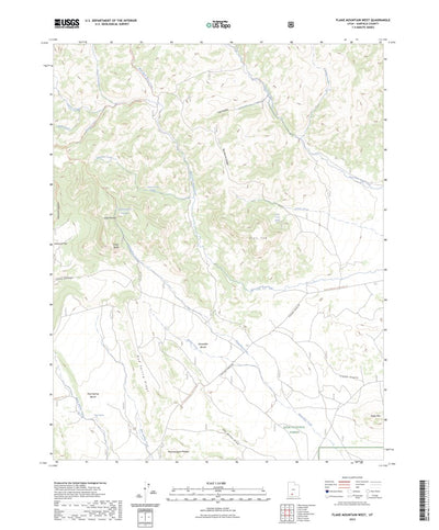 United States Geological Survey Flake Mountain West, UT (2023, 24000-Scale) digital map