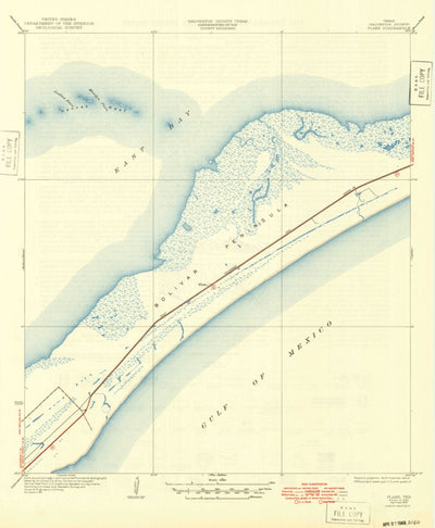 United States Geological Survey Flake, TX (1933, 31680-Scale) digital map