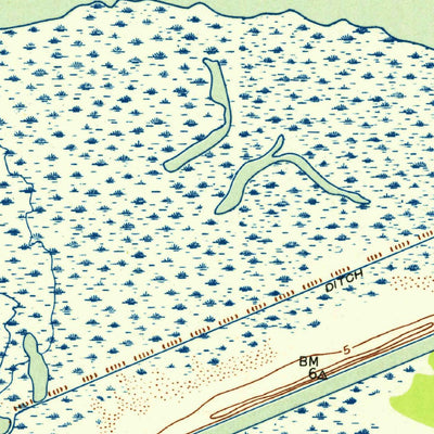 United States Geological Survey Flake, TX (1943, 24000-Scale) digital map