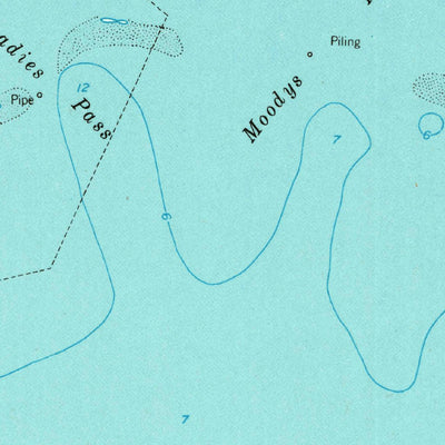 United States Geological Survey Flake, TX (1954, 24000-Scale) digital map