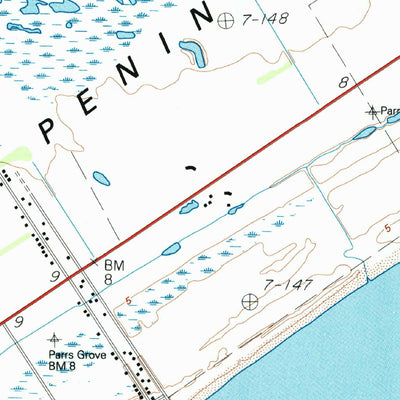 United States Geological Survey Flake, TX (1994, 24000-Scale) digital map