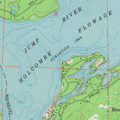 United States Geological Survey Flambeau Ridge, WI (1971, 24000-Scale) digital map