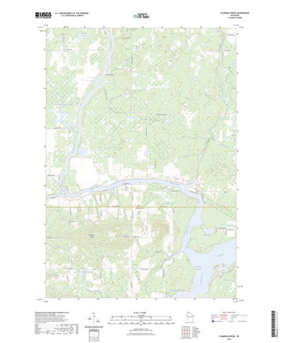 United States Geological Survey Flambeau Ridge, WI (2023, 24000-Scale) digital map