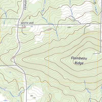 United States Geological Survey Flambeau Ridge, WI (2023, 24000-Scale) digital map