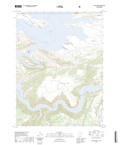 United States Geological Survey Flaming Gorge, UT (2023, 24000-Scale) digital map