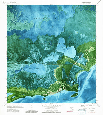 United States Geological Survey Flamingo, FL (1973, 24000-Scale) digital map