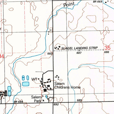 United States Geological Survey Flanagan South, IL (1998, 24000-Scale) digital map