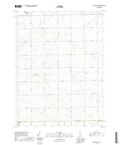 United States Geological Survey Flanagan South, IL (2021, 24000-Scale) digital map