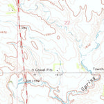 United States Geological Survey Flandreau NE, SD (1972, 24000-Scale) digital map