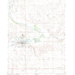 United States Geological Survey Flandreau, SD (1972, 24000-Scale) digital map