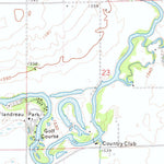 United States Geological Survey Flandreau, SD (1972, 24000-Scale) digital map