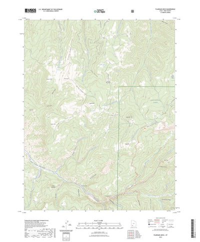 United States Geological Survey Flanigan Arch, UT (2023, 24000-Scale) digital map