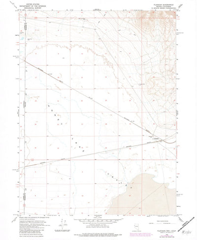 United States Geological Survey Flanigan, NV-CA (1964, 24000-Scale) digital map