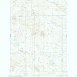 United States Geological Survey Flasted Hill, MT (1980, 24000-Scale) digital map