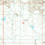 United States Geological Survey Flasted Hill, MT (1980, 24000-Scale) digital map