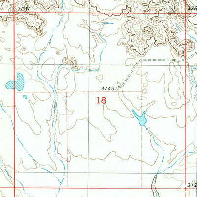 United States Geological Survey Flasted Hill, MT (1980, 24000-Scale) digital map