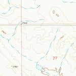 United States Geological Survey Flat Bottom Coulee NW, MT (1969, 24000-Scale) digital map