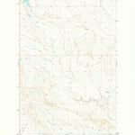 United States Geological Survey Flat Bottom Coulee SE, MT (1969, 24000-Scale) digital map