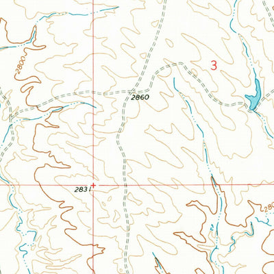 United States Geological Survey Flat Bottom Coulee SW, MT (1969, 24000-Scale) digital map