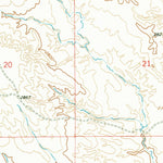 United States Geological Survey Flat Bottom Coulee SW, MT (1969, 24000-Scale) digital map