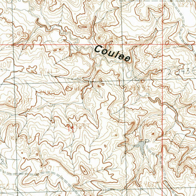 United States Geological Survey Flat Coulee, MT (1984, 24000-Scale) digital map