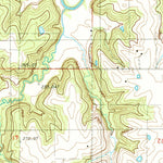 United States Geological Survey Flat Creek, MO (1984, 24000-Scale) digital map