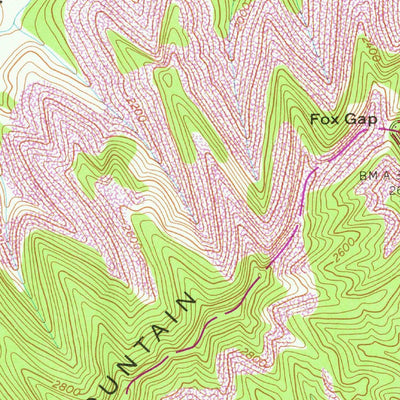 United States Geological Survey Flat Gap, VA-KY (1955, 24000-Scale) digital map