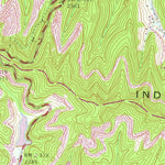 United States Geological Survey Flat Gap, VA-KY (1955, 24000-Scale) digital map