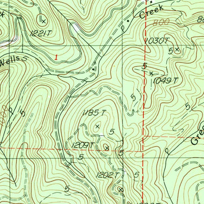 United States Geological Survey Flat Mountain, OR (1984, 24000-Scale) digital map