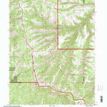 United States Geological Survey Flat Ridge, UT (1996, 24000-Scale) digital map