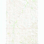 United States Geological Survey Flat Rock Butte, ND (1974, 24000-Scale) digital map