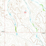 United States Geological Survey Flat Rock Butte, ND (1974, 24000-Scale) digital map