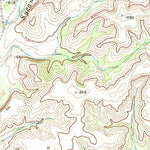 United States Geological Survey Flat Rock Creek NW, TX (1978, 24000-Scale) digital map