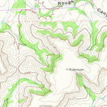 United States Geological Survey Flat Rock Draw SW, TX (1967, 24000-Scale) digital map